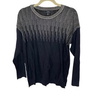 Alfani Black Holiday BoHo Sweater Women’s size Medium Holiday Christmas Sweater